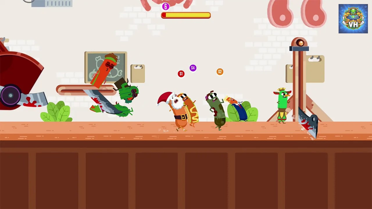 Run Sausage Run! Nintendo Switch - ảnh màn hình 4