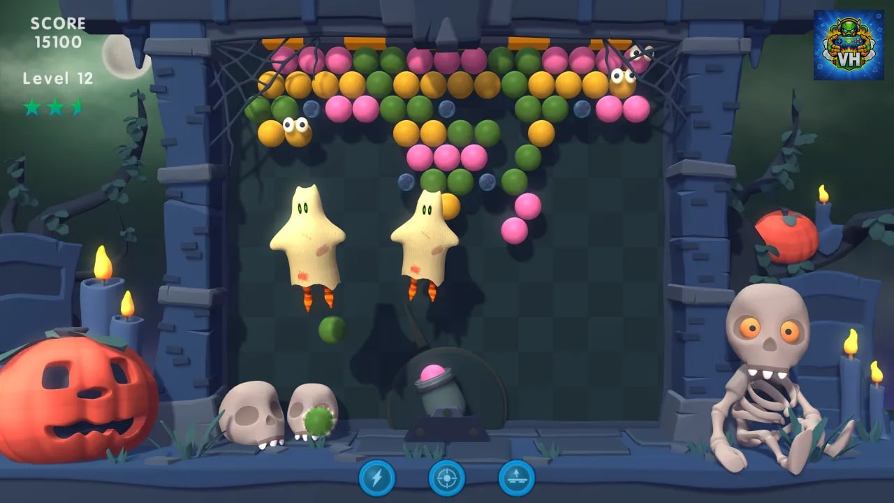 Halloween Bubble Shooter Nintendo Switch - ảnh màn hình 2