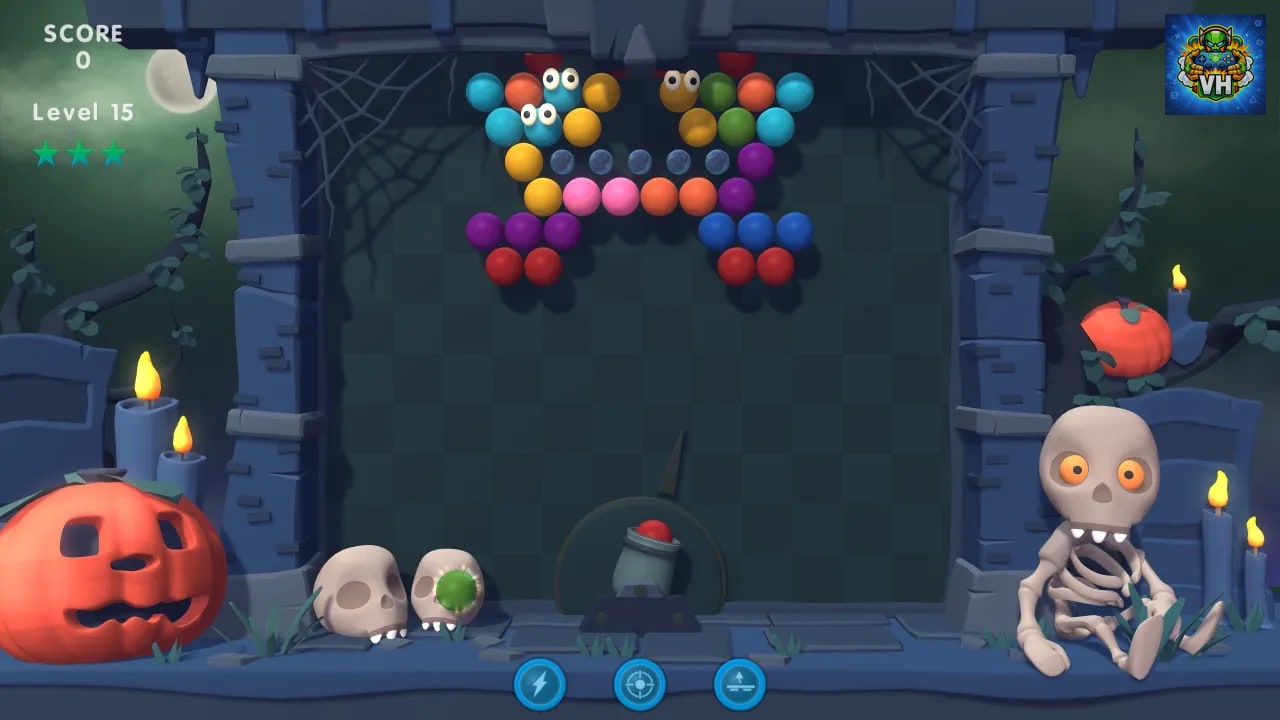 Halloween Bubble Shooter Nintendo Switch - ảnh màn hình 1