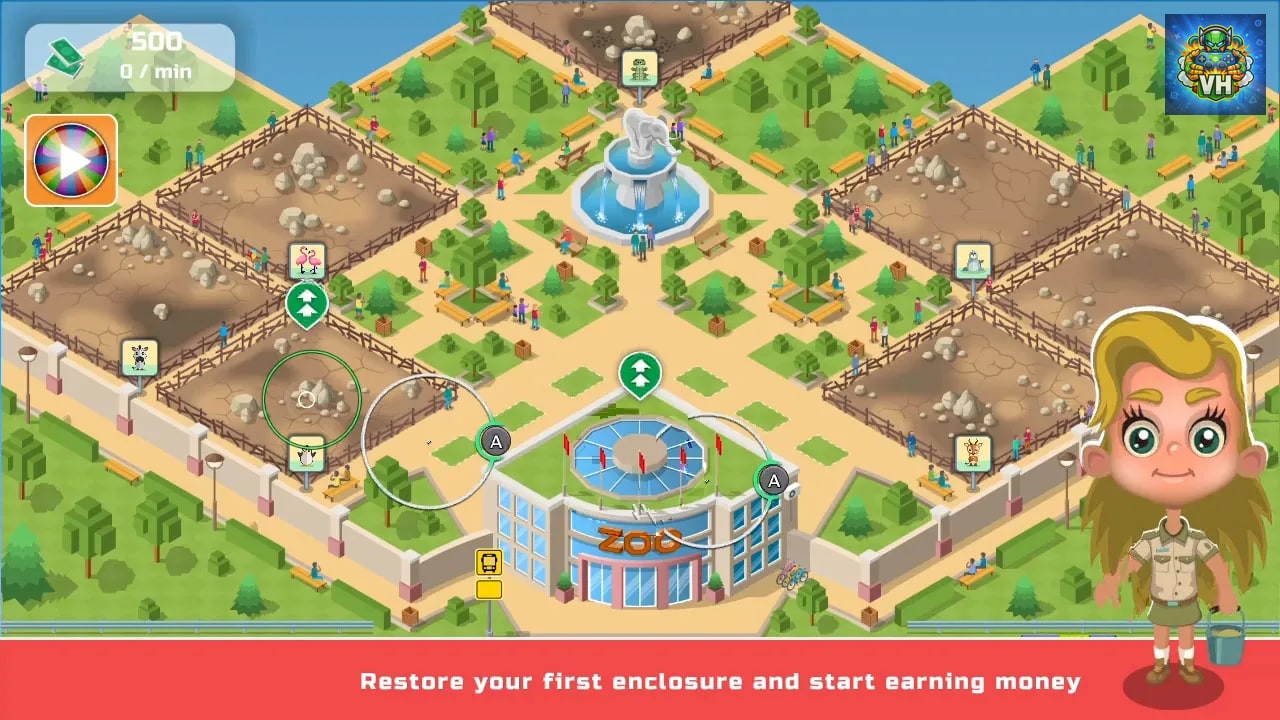 Idle Zoo Park Nintendo Switch - ảnh màn hình 3
