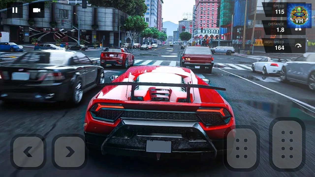 Car Racing Highway Driving Simulator, real parking driver sim speed traffic deluxe 2022 Nintendo Switch - ảnh màn hình 10
