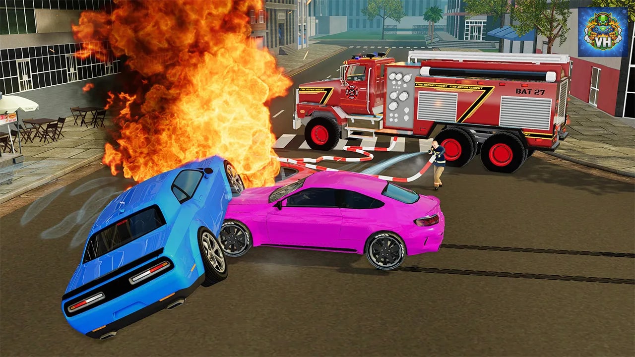 Rescue Team 911 Simulator - Ambulance,Police, Firefighter Nintendo Switch - ảnh màn hình 2