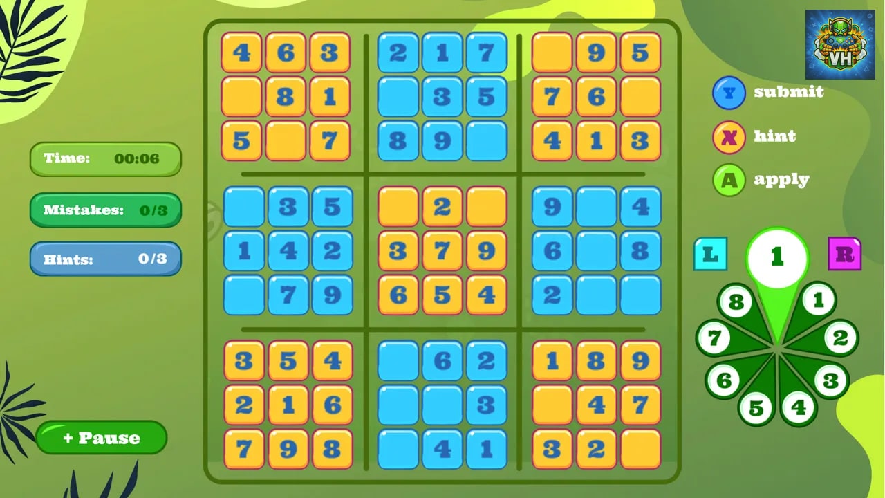 SUDOKU - GAME FOR KIDS Nintendo Switch - ảnh màn hình 6