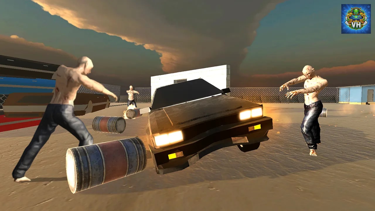 The Zombie Smasher - Dead Apocalyptic Killer Car Driving & Parking Games Survival Nintendo Switch - ảnh màn hình 5