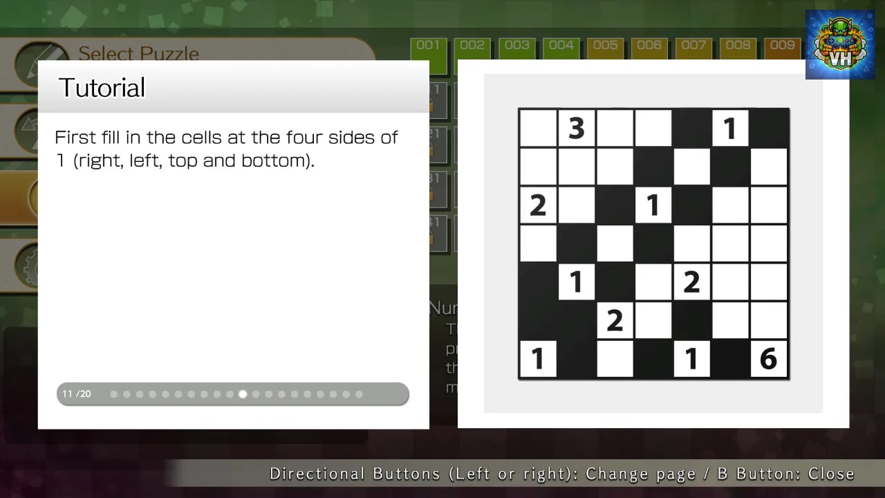 Puzzle by Nikoli S Nurikabe Nintendo Switch - ảnh màn hình 12