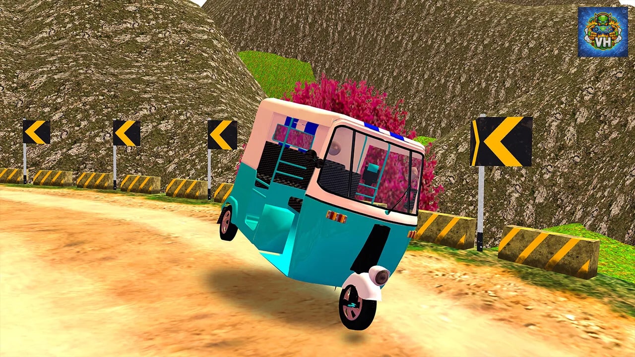 Tuk Tuk Extreme - Real Car Driving Simulator & Parking 2023 Car Games 3D Vehicle Nintendo Switch - ảnh màn hình 3