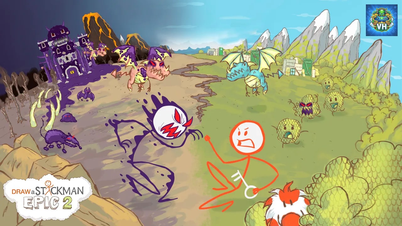 Draw a Stickman: EPIC 2 Nintendo Switch - ảnh màn hình 3