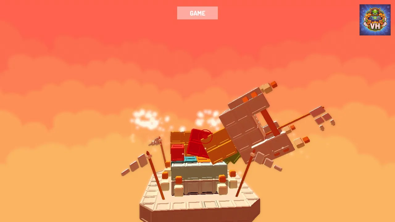 Fortress Building Puzzle - Galaxy Cube Tower Simulator Game Nintendo Switch - ảnh màn hình 3