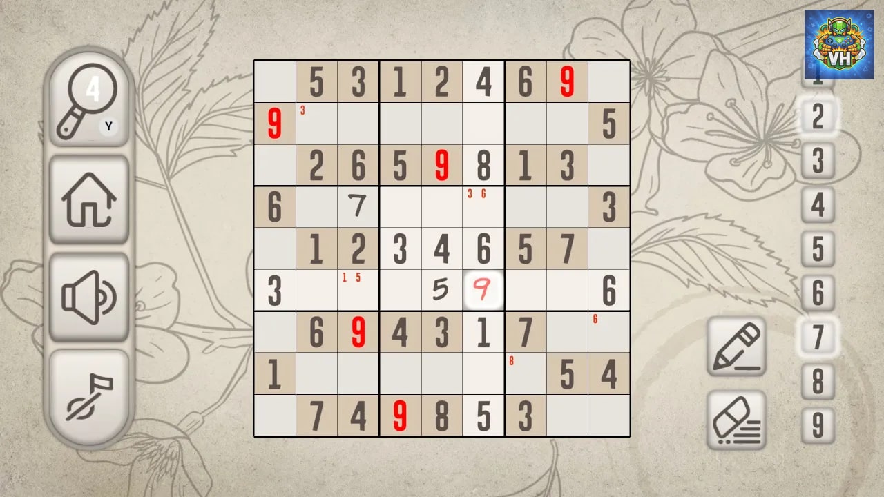 Sudoku: Casual Board Game Nintendo Switch - ảnh màn hình 5