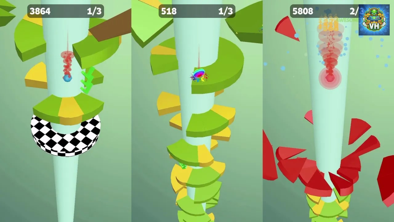Helix Jump Nintendo Switch - ảnh màn hình 3