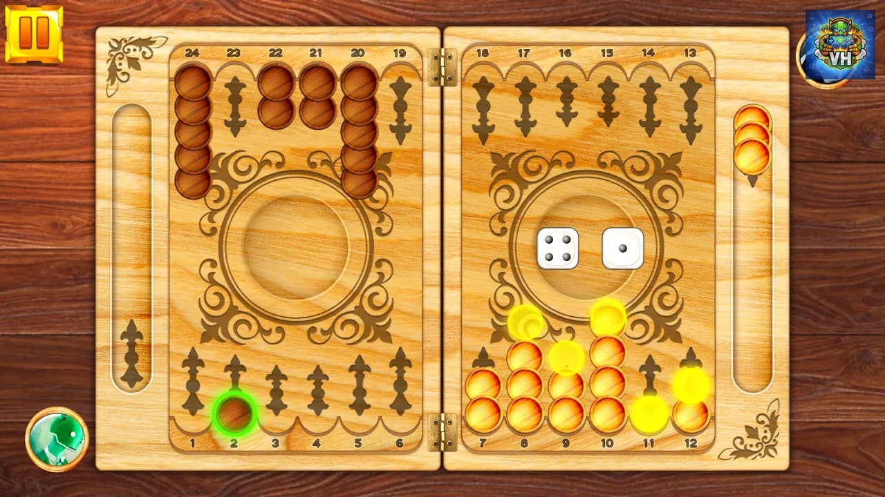 Backgammon: Board Game Puzzle Nintendo Switch - ảnh màn hình 2