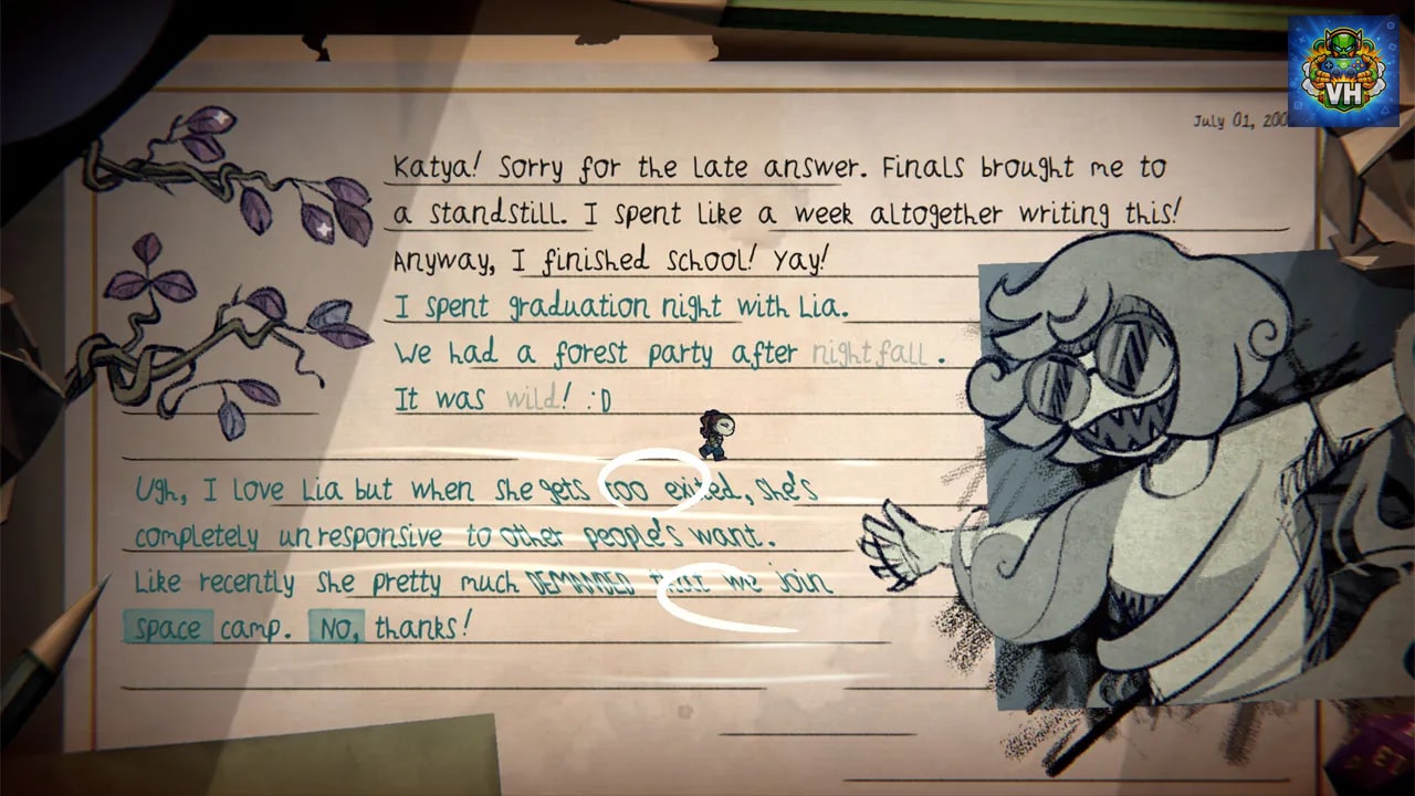 Letters - a written adventure Nintendo Switch - ảnh màn hình 3