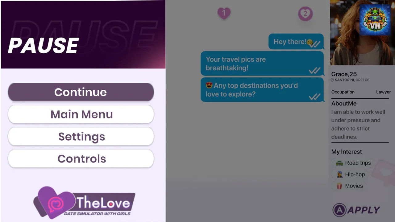The Love - Date Simulator with Girls Nintendo Switch - ảnh màn hình 6