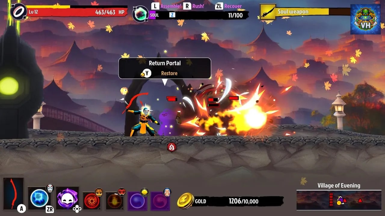 The Legend of Shadow: Mask of the Force Nintendo Switch - ảnh màn hình 2