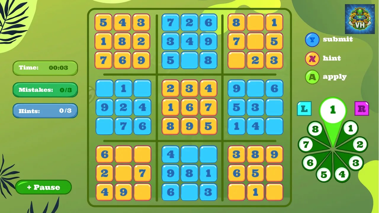 SUDOKU - GAME FOR KIDS Nintendo Switch - ảnh màn hình 4