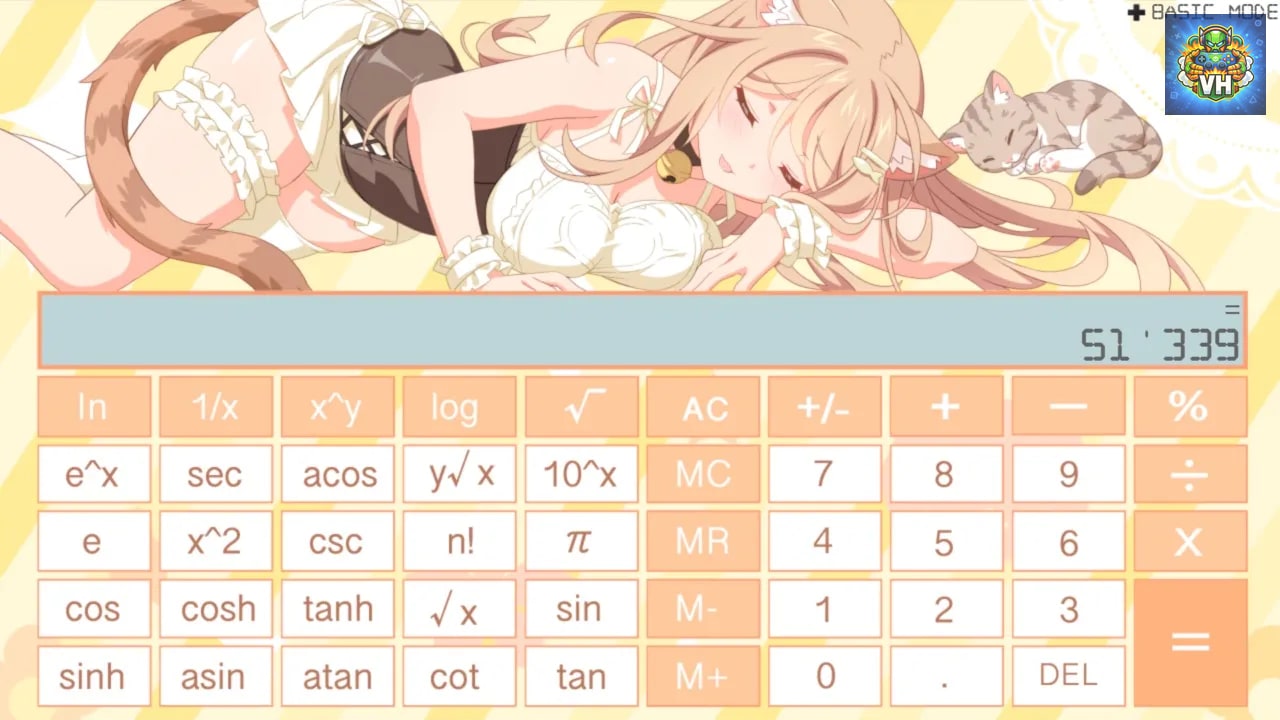 Sakura Neko Calculator Nintendo Switch - ảnh màn hình 5