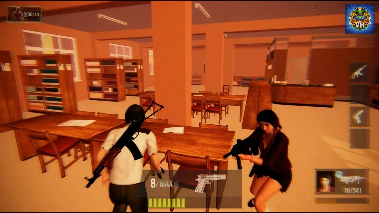 Haunted Zombie School Nintendo Switch - ảnh màn hình 3