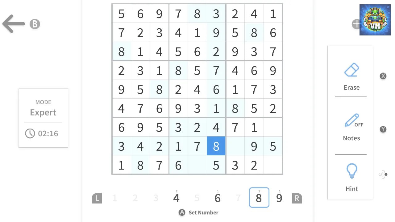 Sudoku Master - Classic Sudoku Nintendo Switch - ảnh màn hình 4
