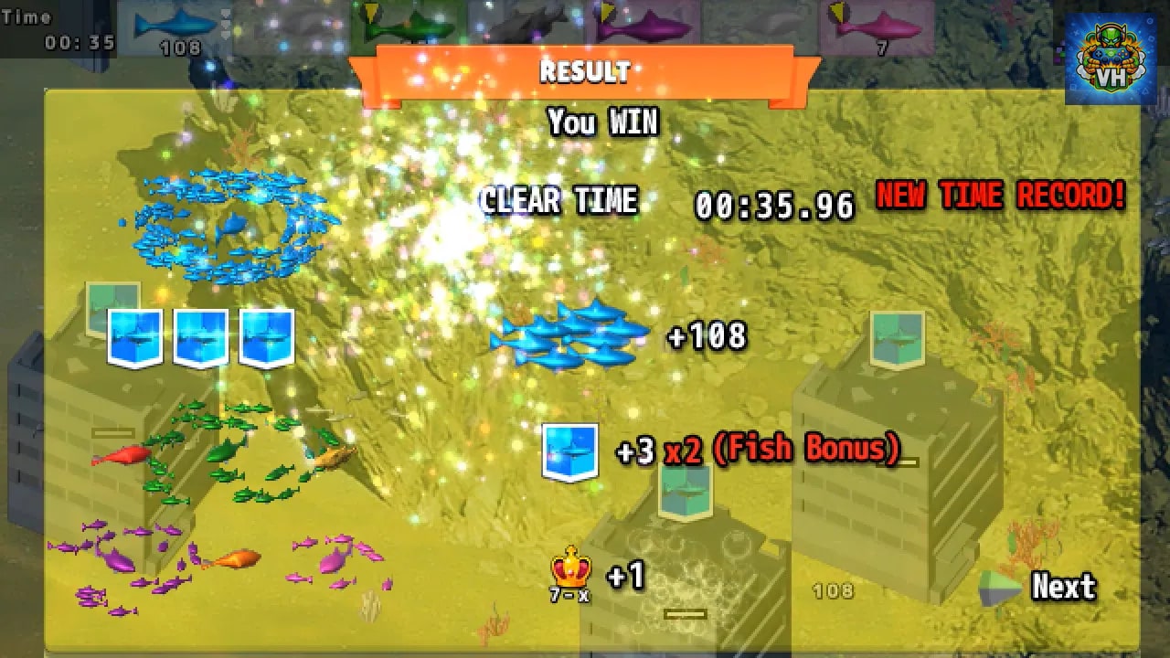 Pixel Game Maker Series Fish Tornado Nintendo Switch - ảnh màn hình 1