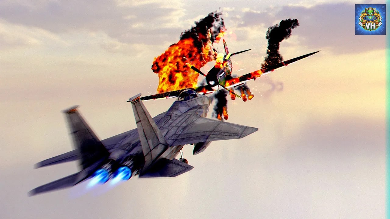 Air Jet Fighter Combat - Europe Fly Plane Attack Nintendo Switch - ảnh màn hình 9