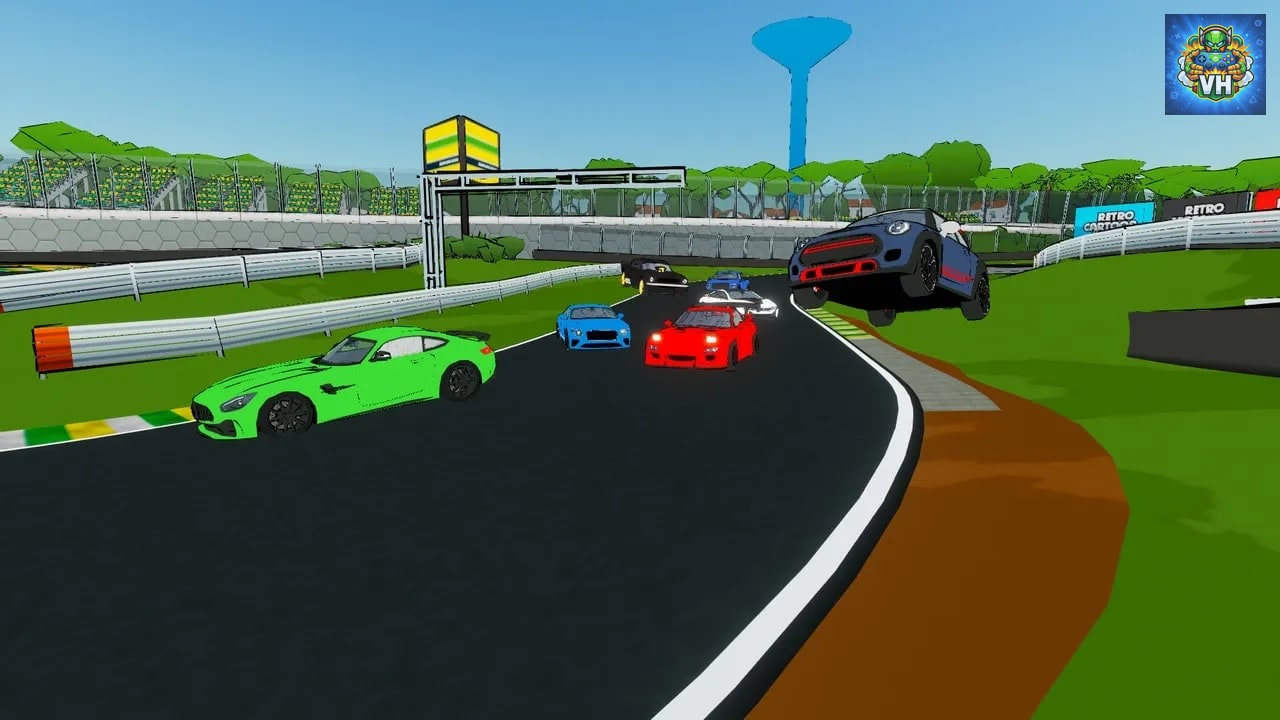 Kartoon Racing: Singleplayer Multiplayer Racing Nintendo Switch - ảnh màn hình 6