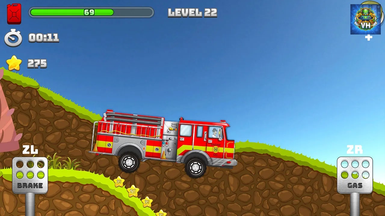 Mountain Climb Driver: Real Physics Arcade Racing Nintendo Switch - ảnh màn hình 3
