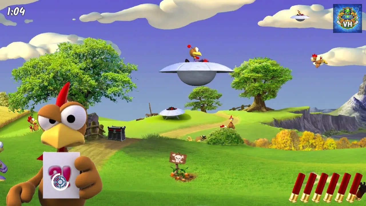 Moorhuhn Invasion - Crazy Chicken Invasion Nintendo Switch - ảnh màn hình 3