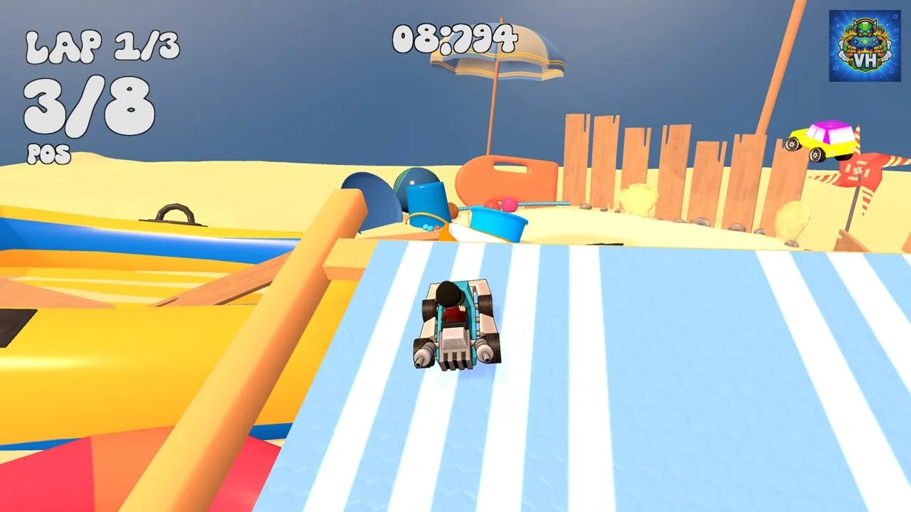 Super Kart Mini Car Race Nintendo Switch - ảnh màn hình 1