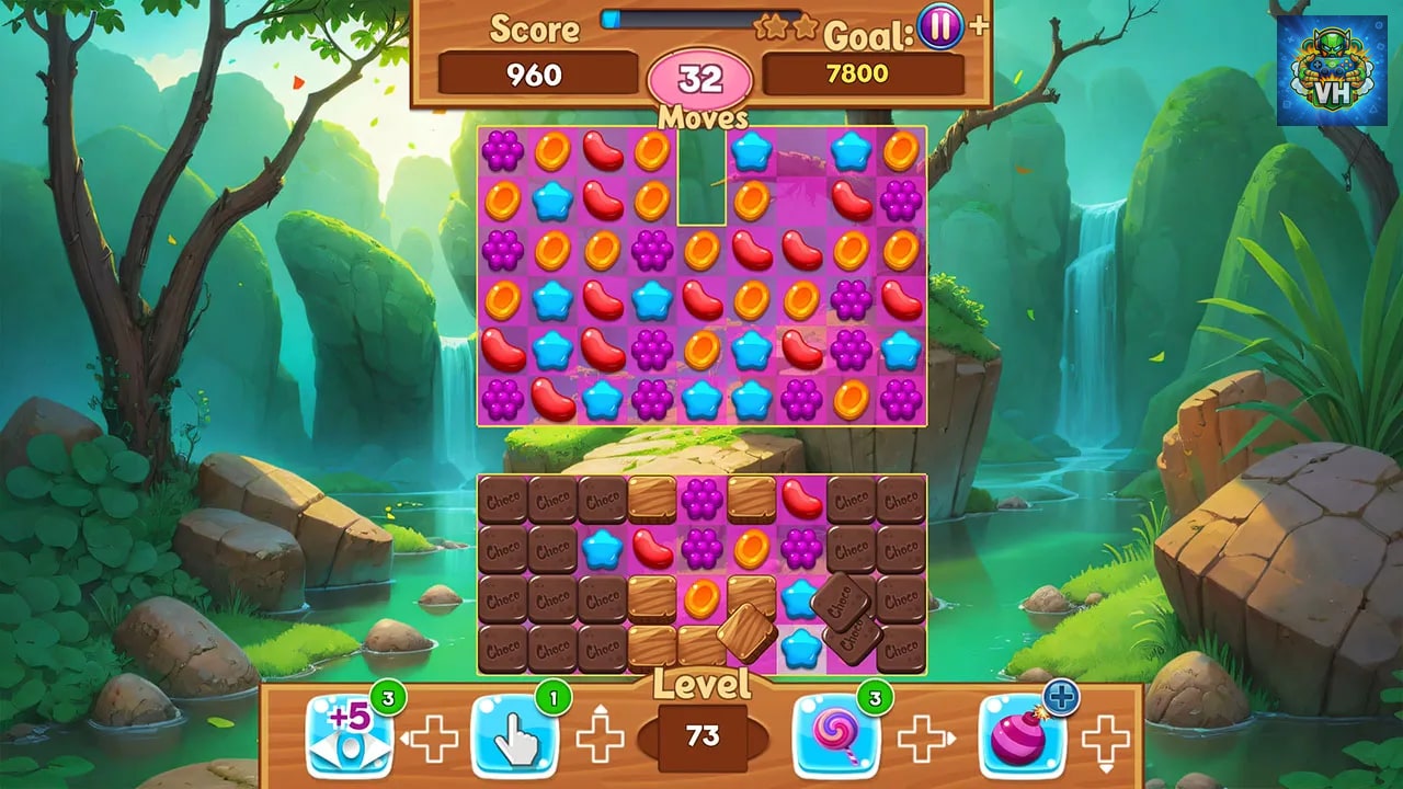 Jelly Fruits Adventure: Magic Match 3 Puzzle Nintendo Switch - ảnh màn hình 5