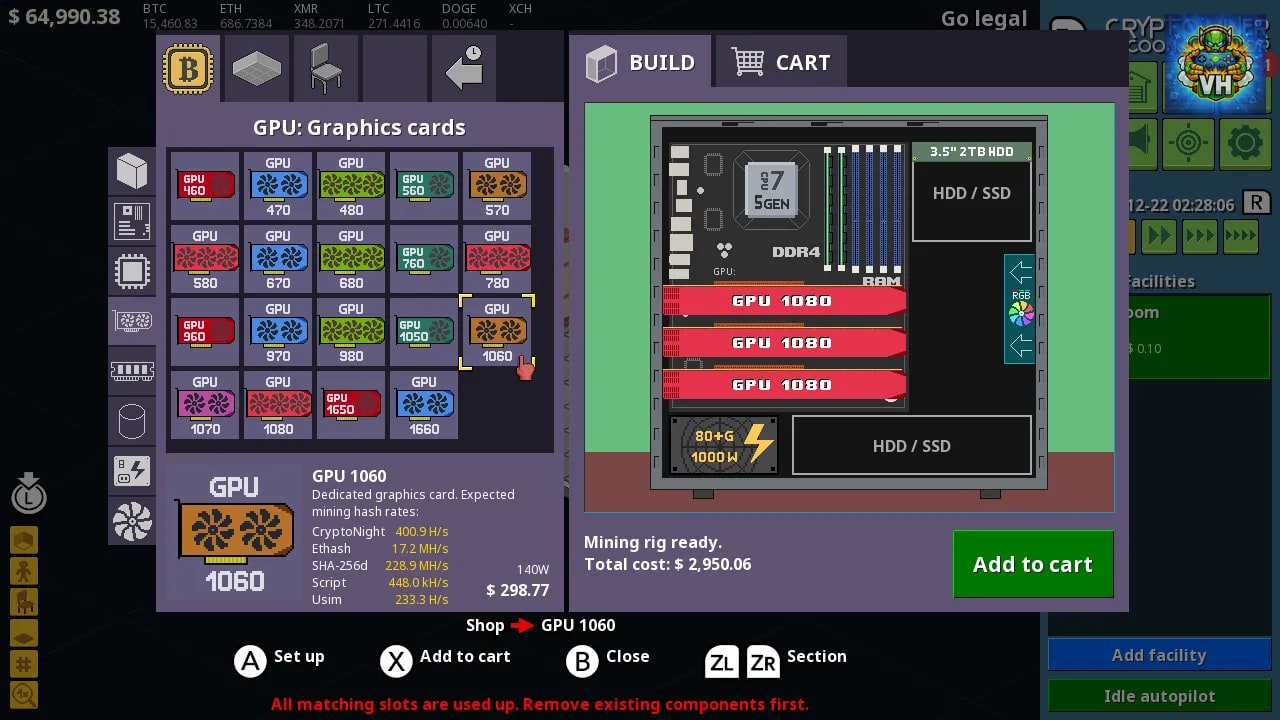 Crypto Miner Tycoon Simulator Nintendo Switch - ảnh màn hình 4