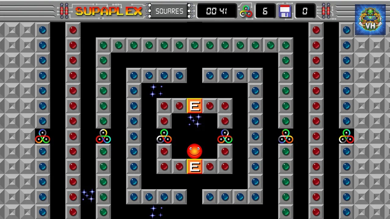 Supaplex SQUARES Nintendo Switch - ảnh màn hình 4