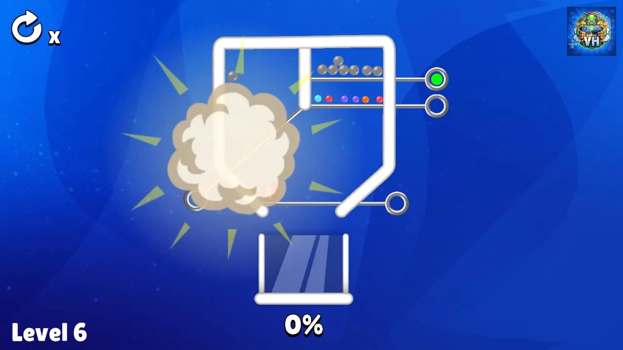Move The Pin: Classic Logic Puzzle Nintendo Switch - ảnh màn hình 1