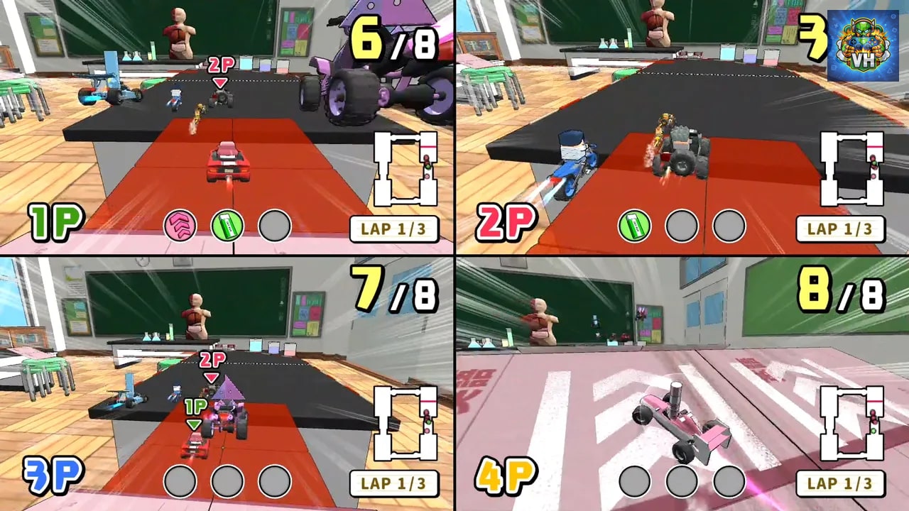 消しゴムくんレースGP Nintendo Switch - ảnh màn hình 2
