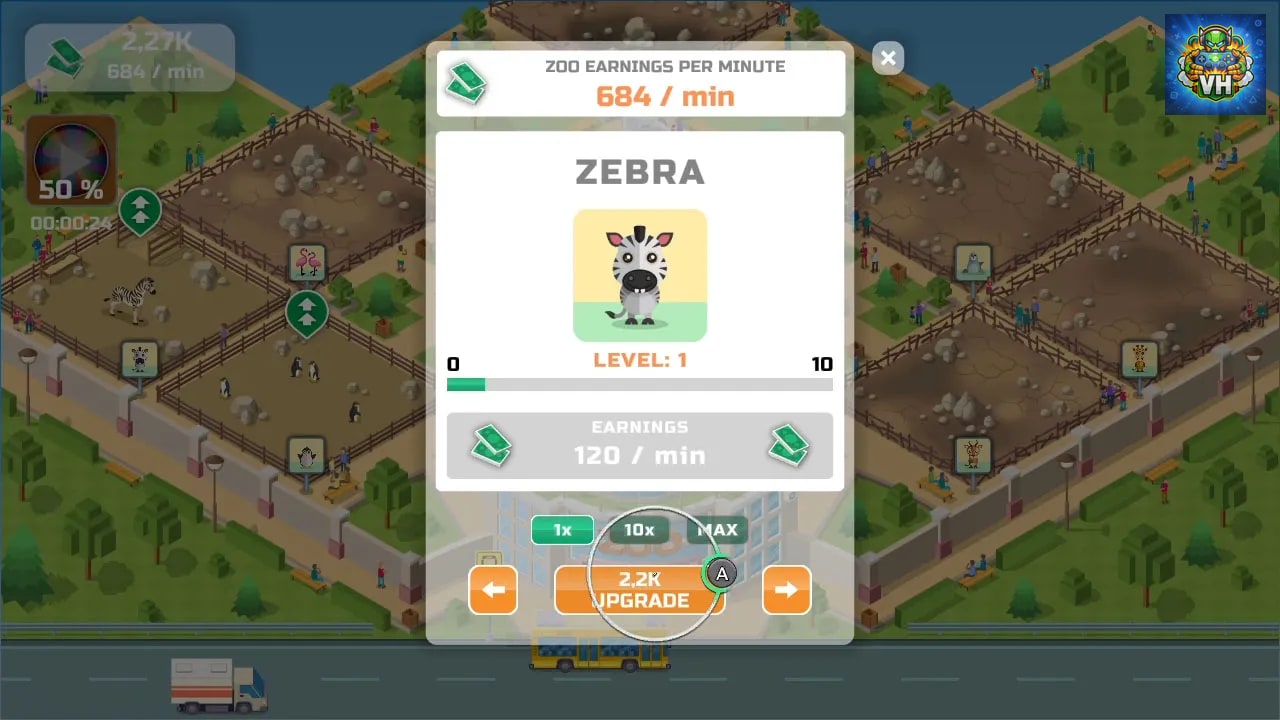 Idle Zoo Park Nintendo Switch - ảnh màn hình 2