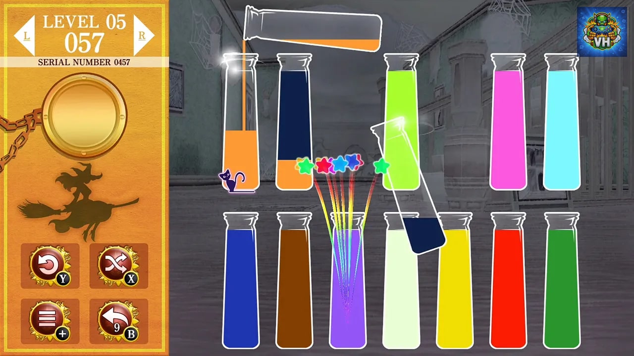 Witch's Potion: Water Sort Puzzle Nintendo Switch - ảnh màn hình 5