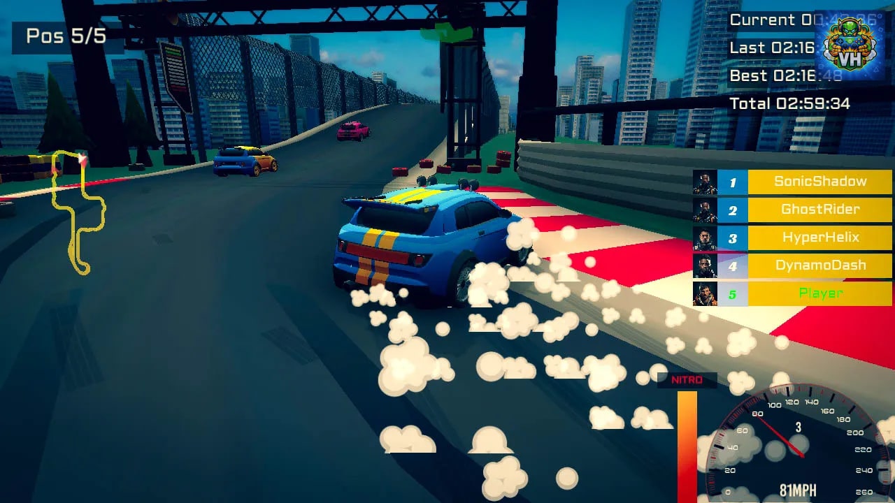 Rally Racing: Cars & Drift Mania Nintendo Switch - ảnh màn hình 1