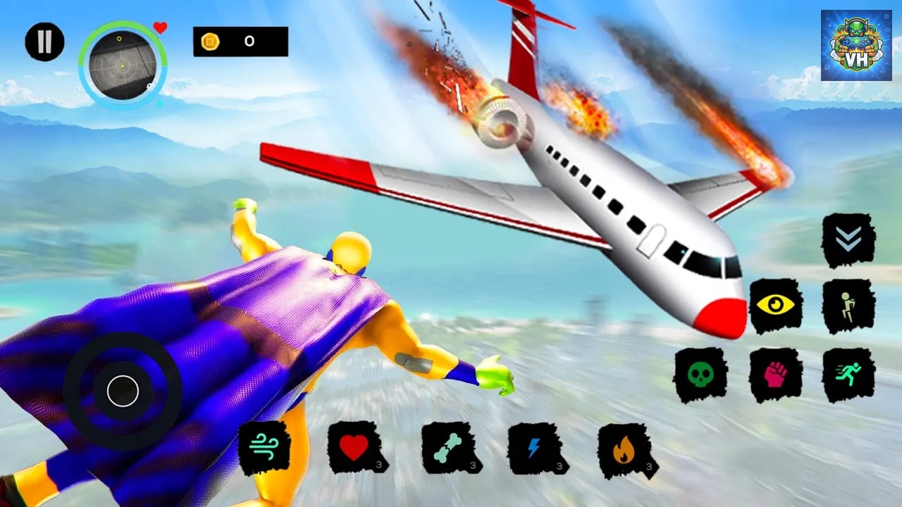 City Super Hero 3D - Flying Legend Warriors Deluxe Simulator Nintendo Switch - ảnh màn hình 12