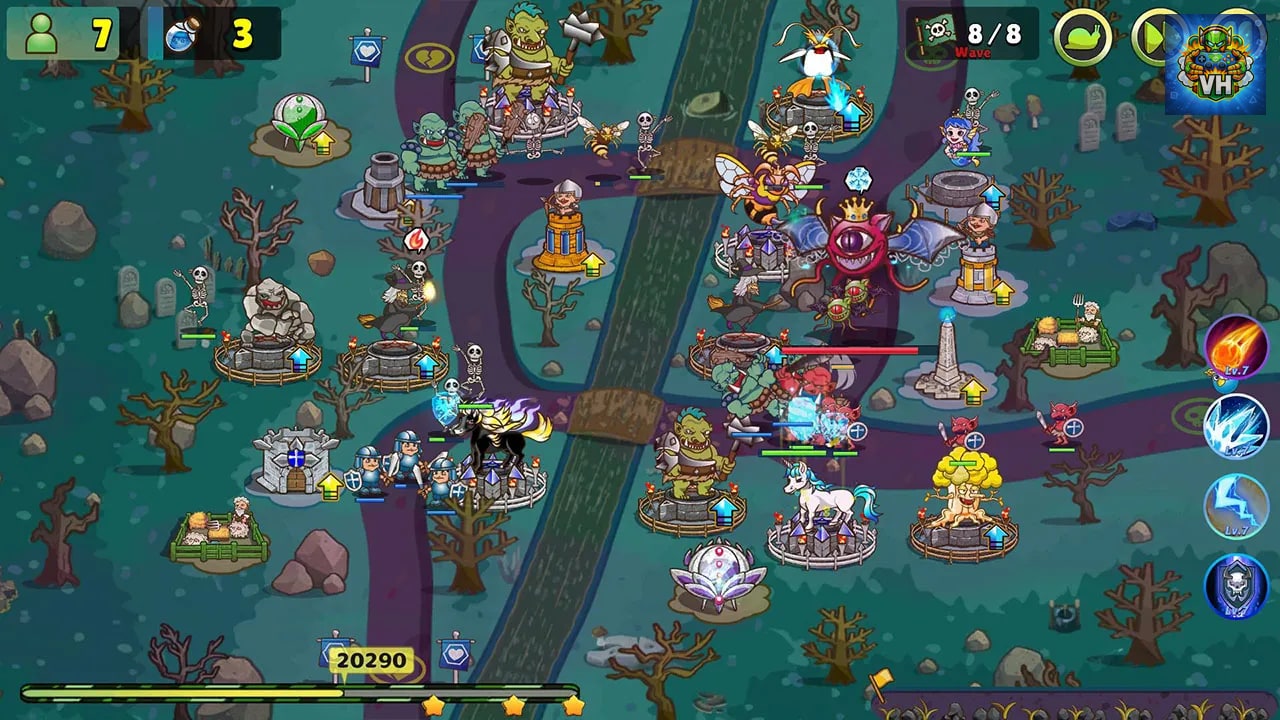 Luna & Monsters Tower Defense -The deprived magical kingdom- Nintendo Switch - ảnh màn hình 7