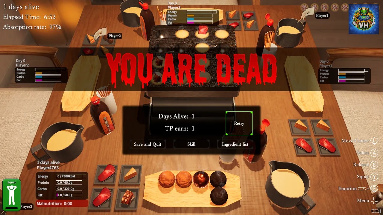 Takoyaki Party Survival Nintendo Switch - ảnh màn hình 4