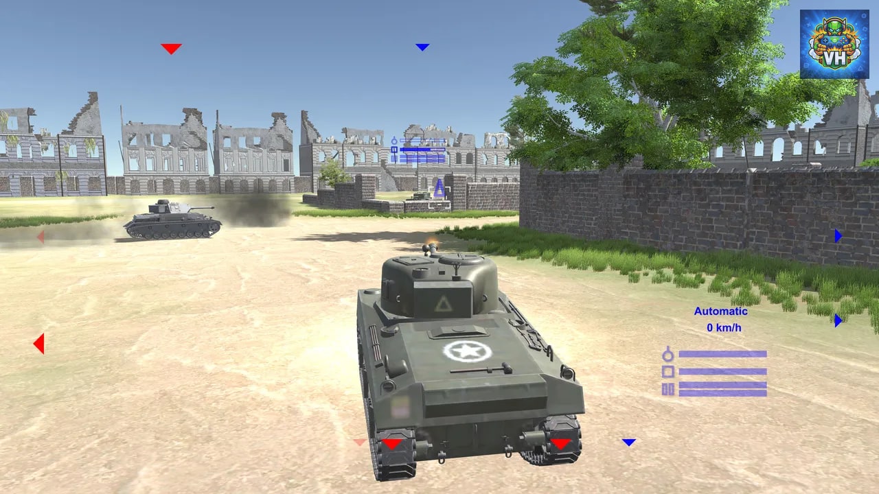 WWII Tanks Battle - World War 2 Heroes Troopers Machines Sim Nintendo Switch - ảnh màn hình 5