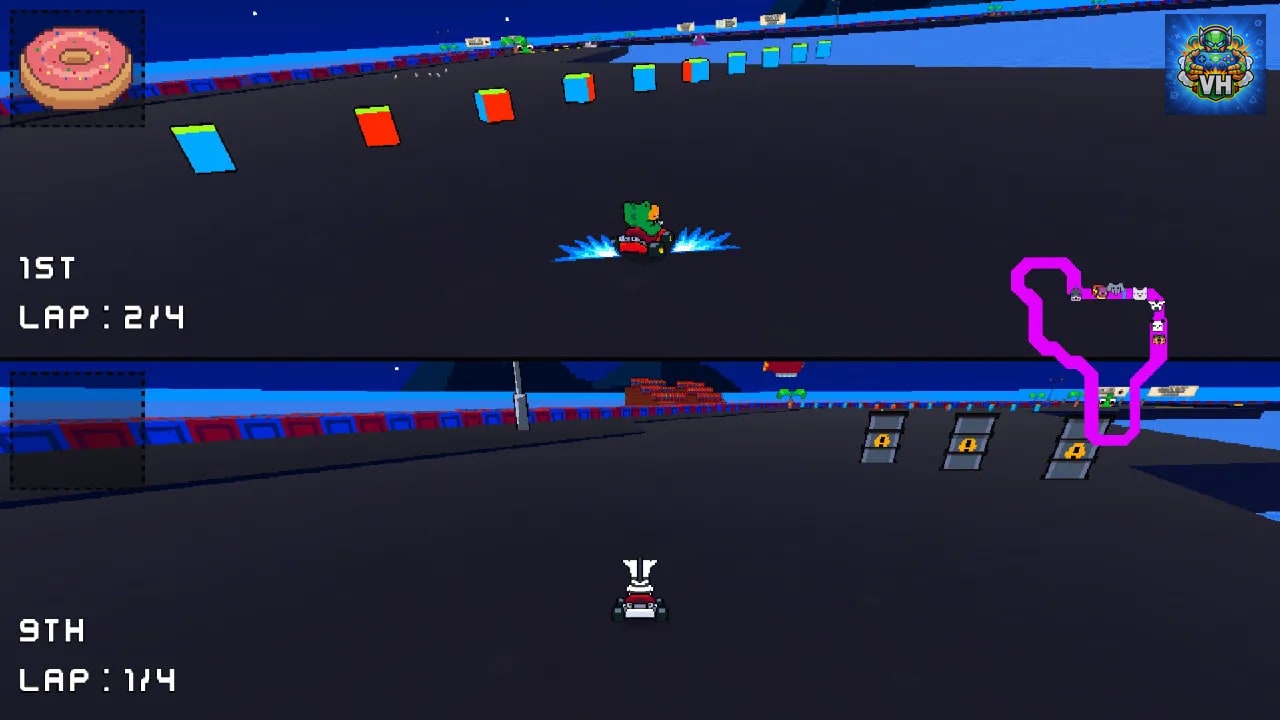 Retro Kart Rush Nintendo Switch - ảnh màn hình 3