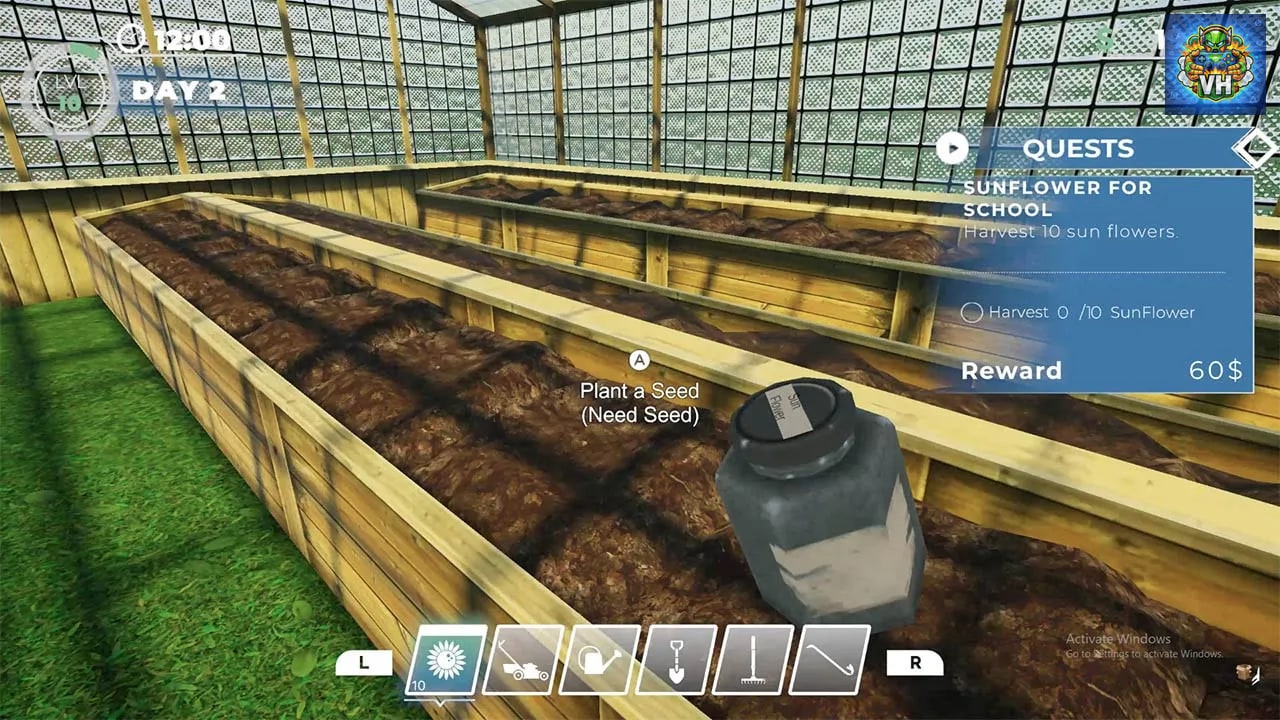 The Gardener Simulator - Plant, Grow, Decorate, Build Sim Nintendo Switch - ảnh màn hình 6