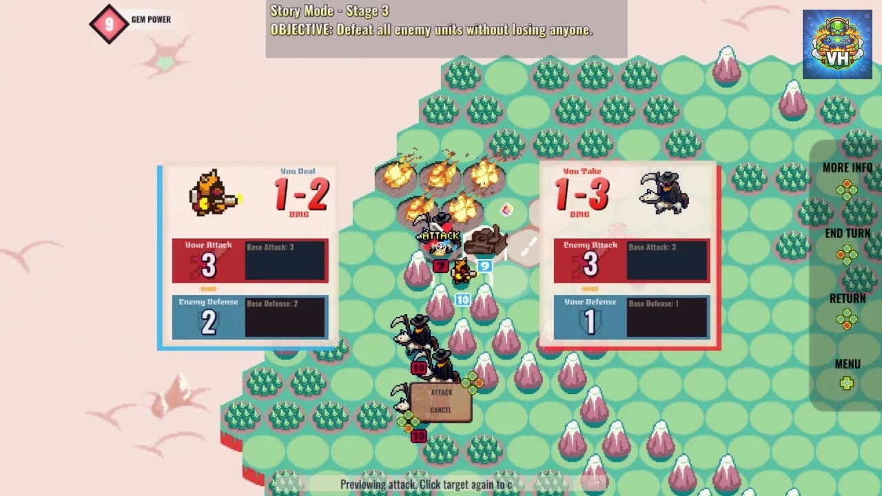 Gem Wizards Tactics Nintendo Switch - ảnh màn hình 6