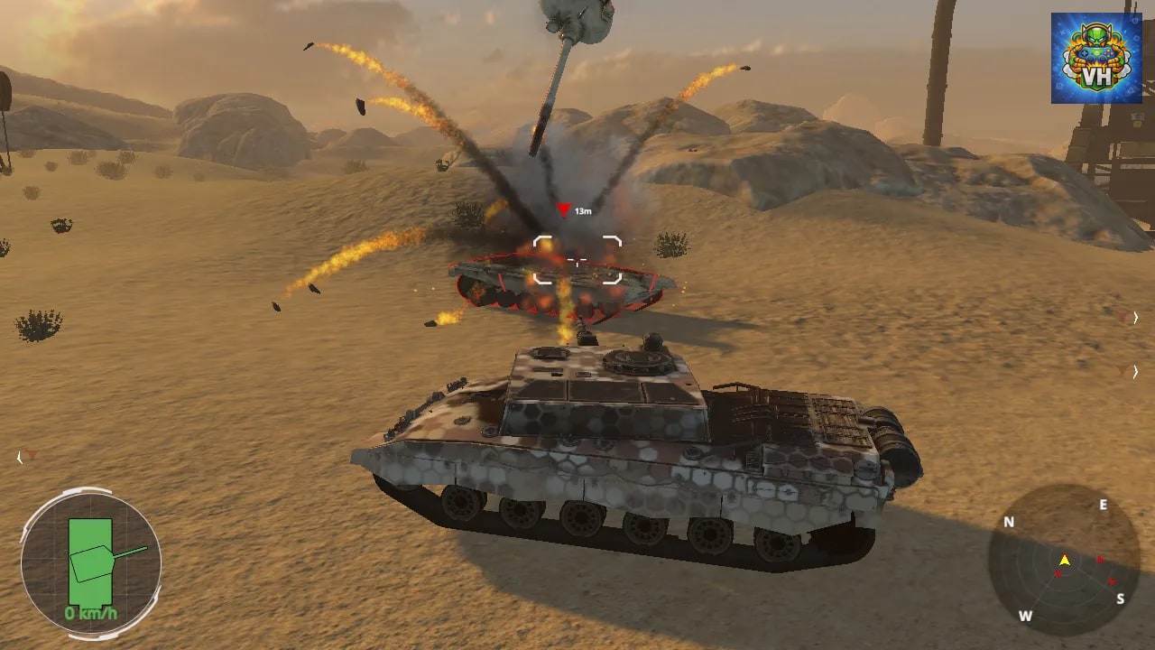 World of Machines - Tanks War Operation Nintendo Switch - ảnh màn hình 3