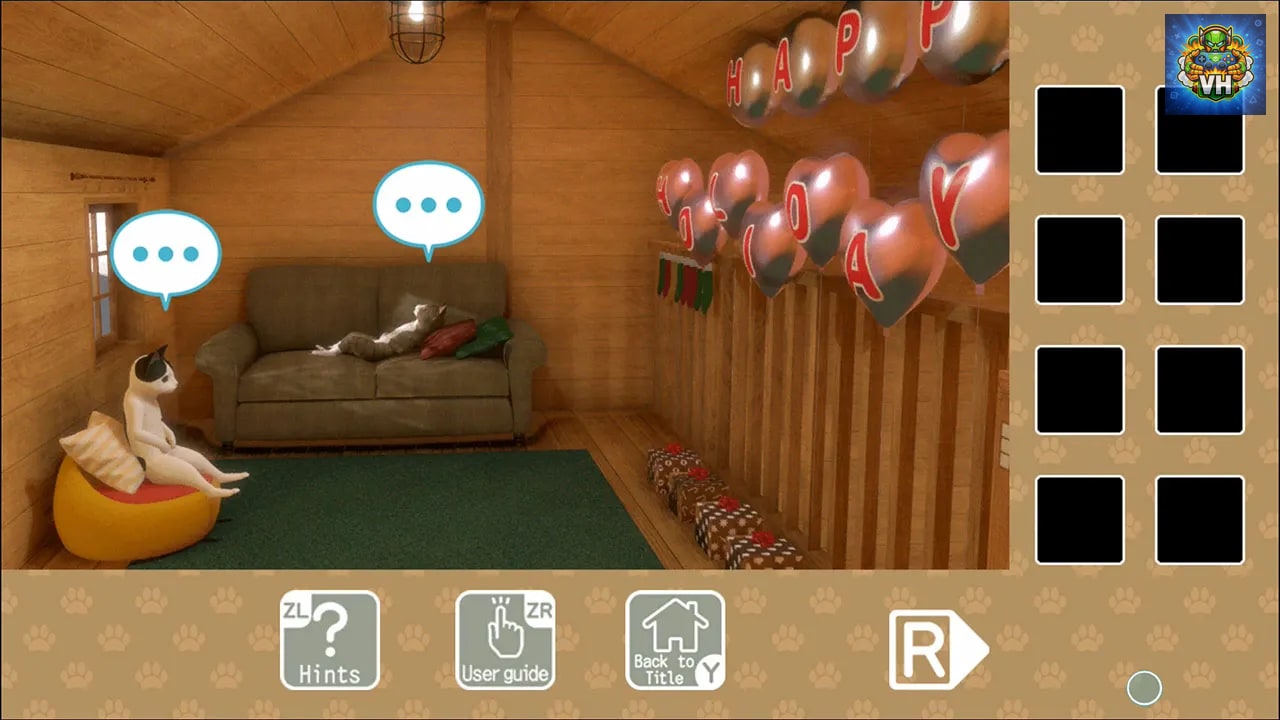 Japanese NEKOSAMA Escape -The Mountain Cottage- Nintendo Switch - ảnh màn hình 3