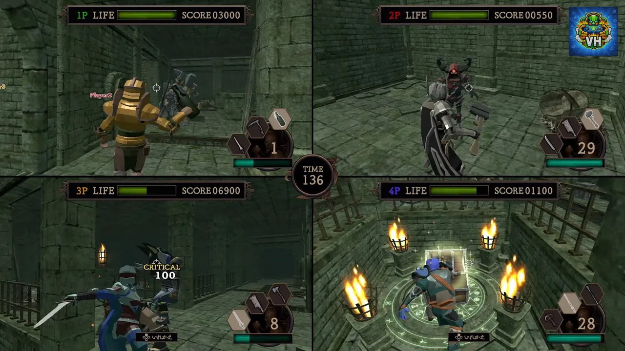 Dark Dungeon Warrior (ダークダンジョンウォーリアー) Nintendo Switch - ảnh màn hình 5