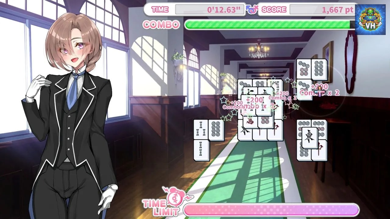 Otoko Cross: Pretty Boys Mahjong Solitaire Nintendo Switch - ảnh màn hình 4