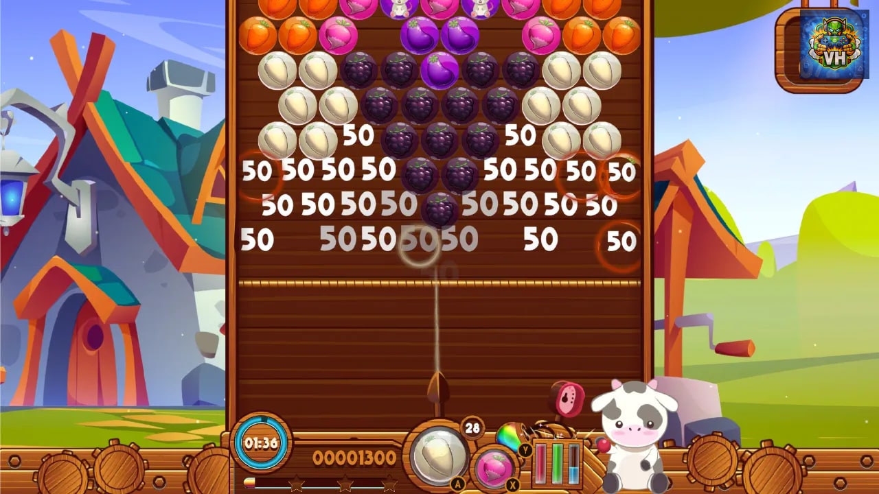 Bubble Shoot Farm Nintendo Switch - ảnh màn hình 3
