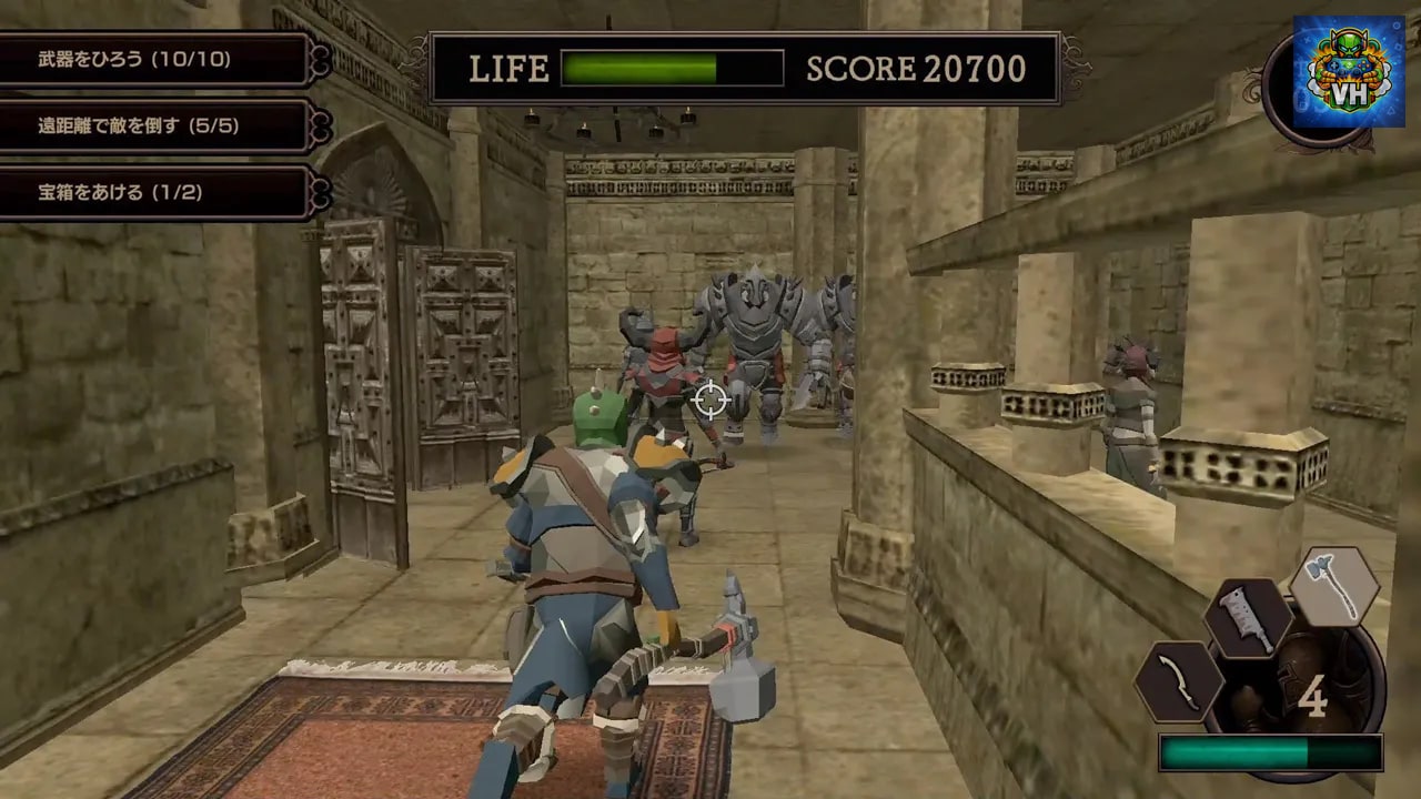 Dark Dungeon Warrior (ダークダンジョンウォーリアー) Nintendo Switch - ảnh màn hình 2