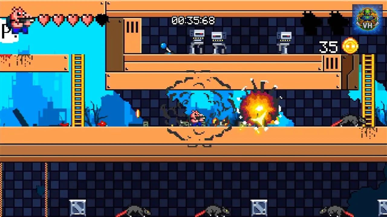 Ammo Pigs: Armed and Delicious Nintendo Switch - ảnh màn hình 1